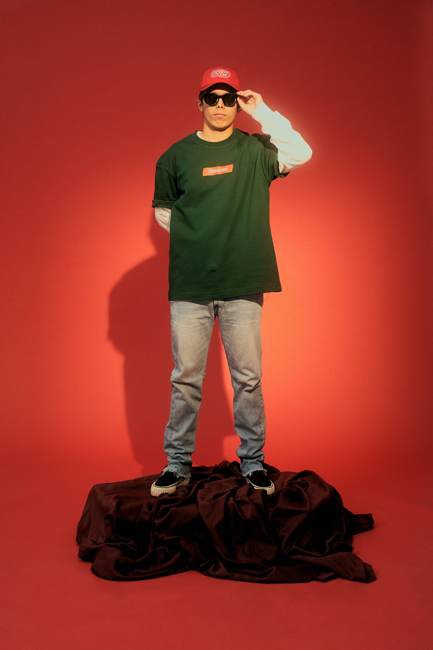 DISSYCO X CARLSBERG BOX LOGO TEE (GREEN)