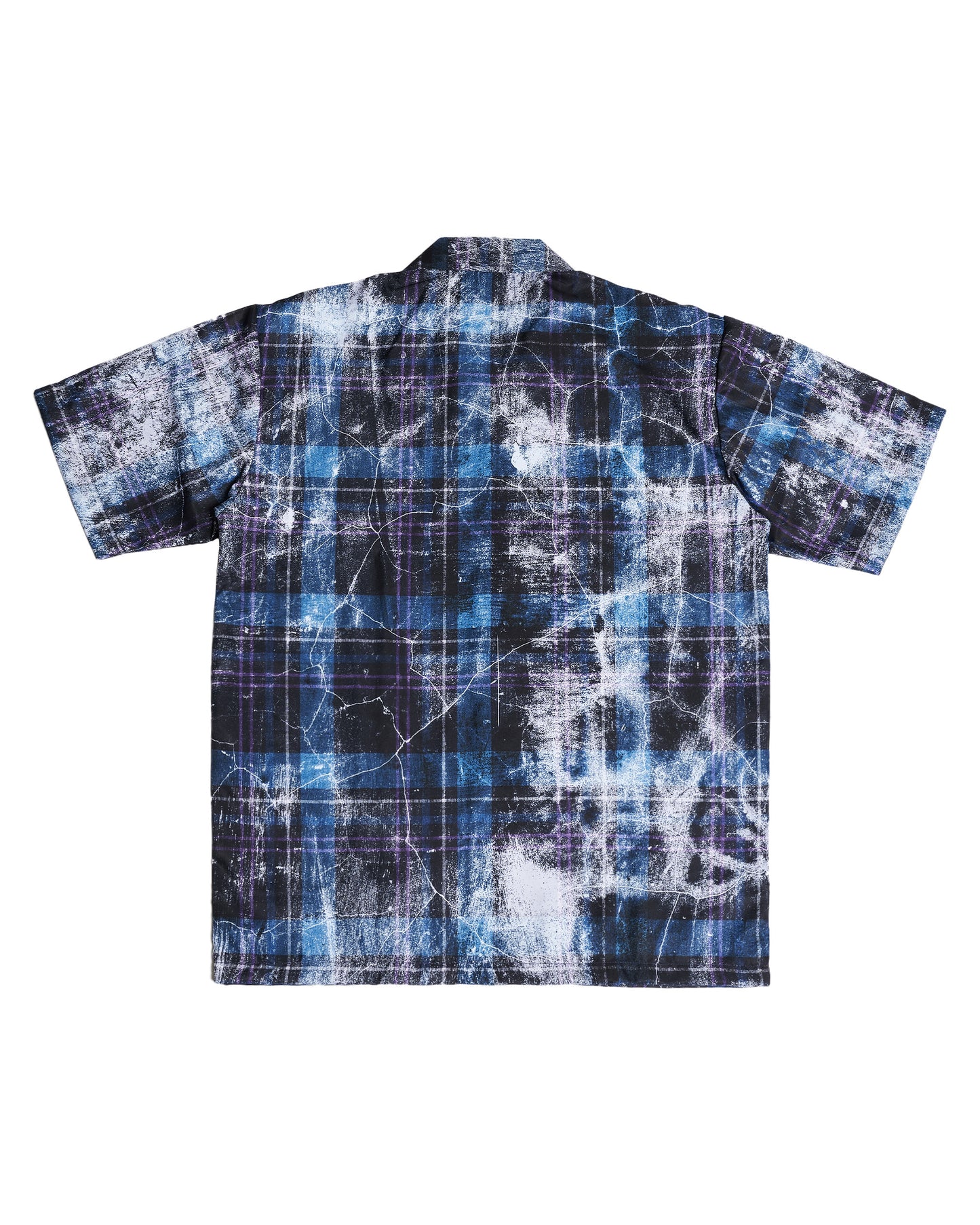 FADED PLAID SHIRT (BLUE)