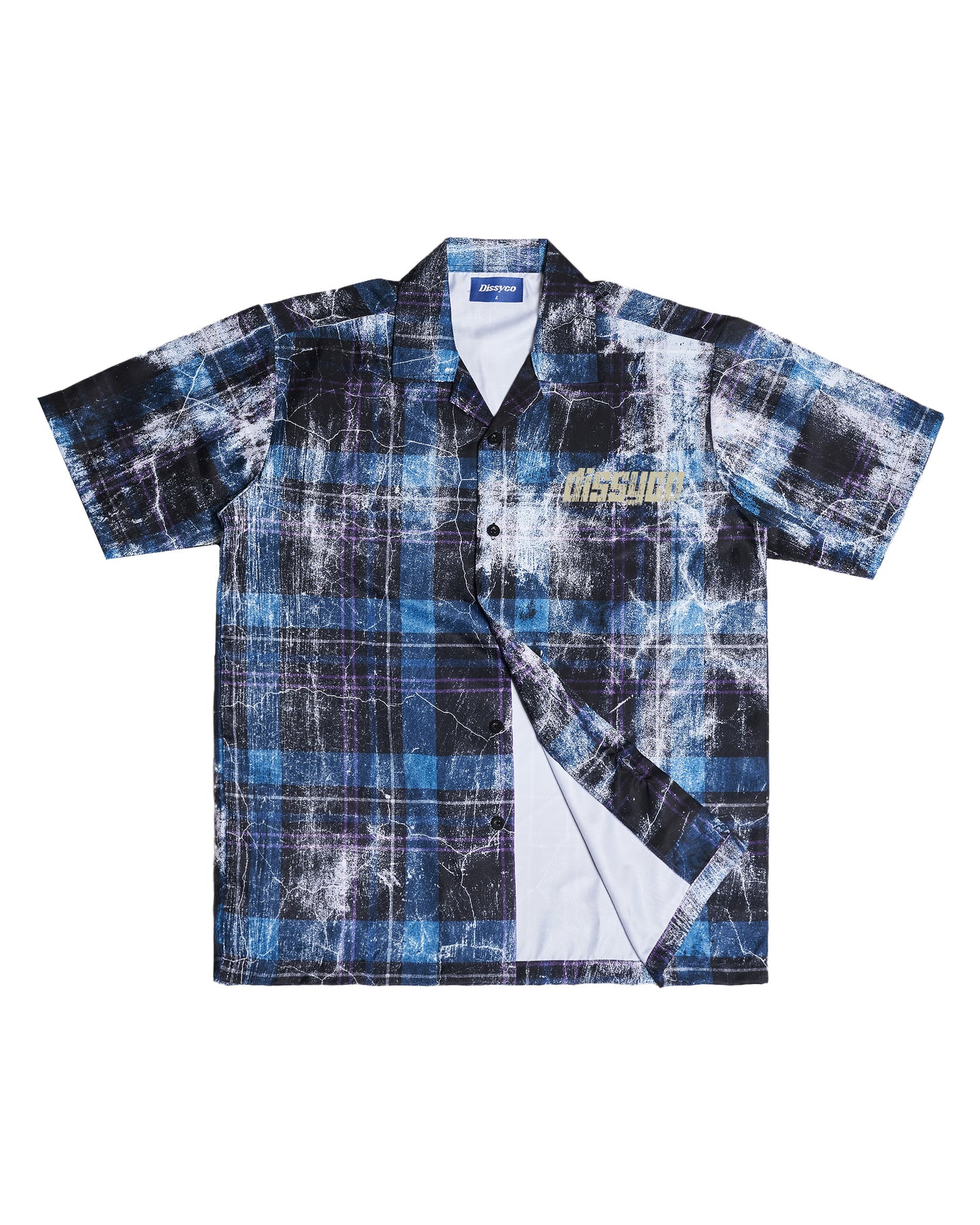 FADED PLAID SHIRT (BLUE)