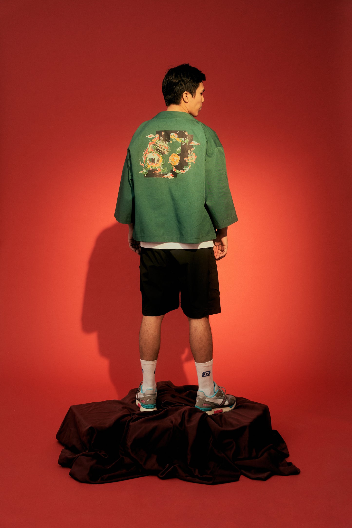 DISSYCO X CARLSBERG YEAR OF "D" DRAGON KIMONO (GREEN)