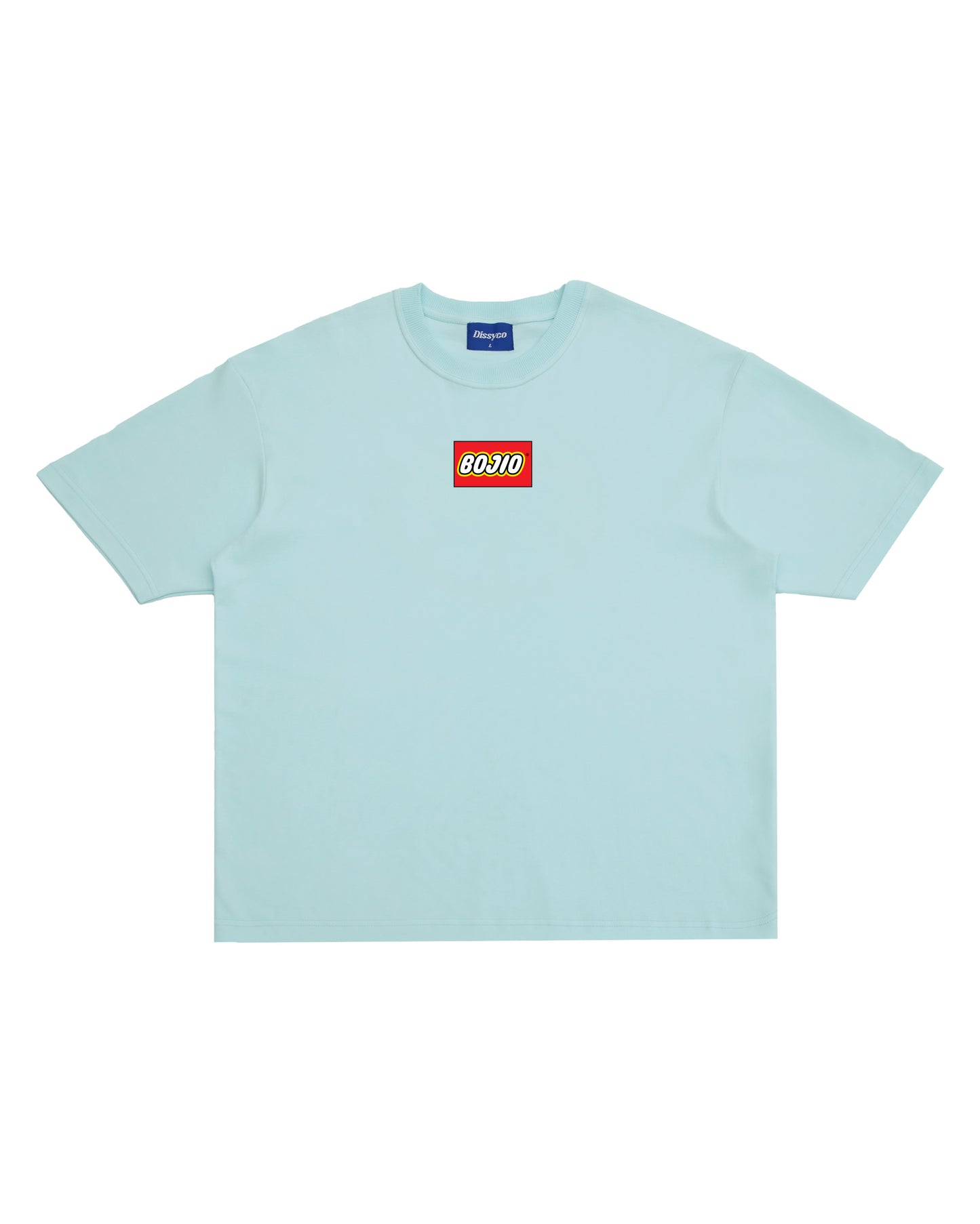 BOJIO TEE (BLACK/LIGHT BLUE)