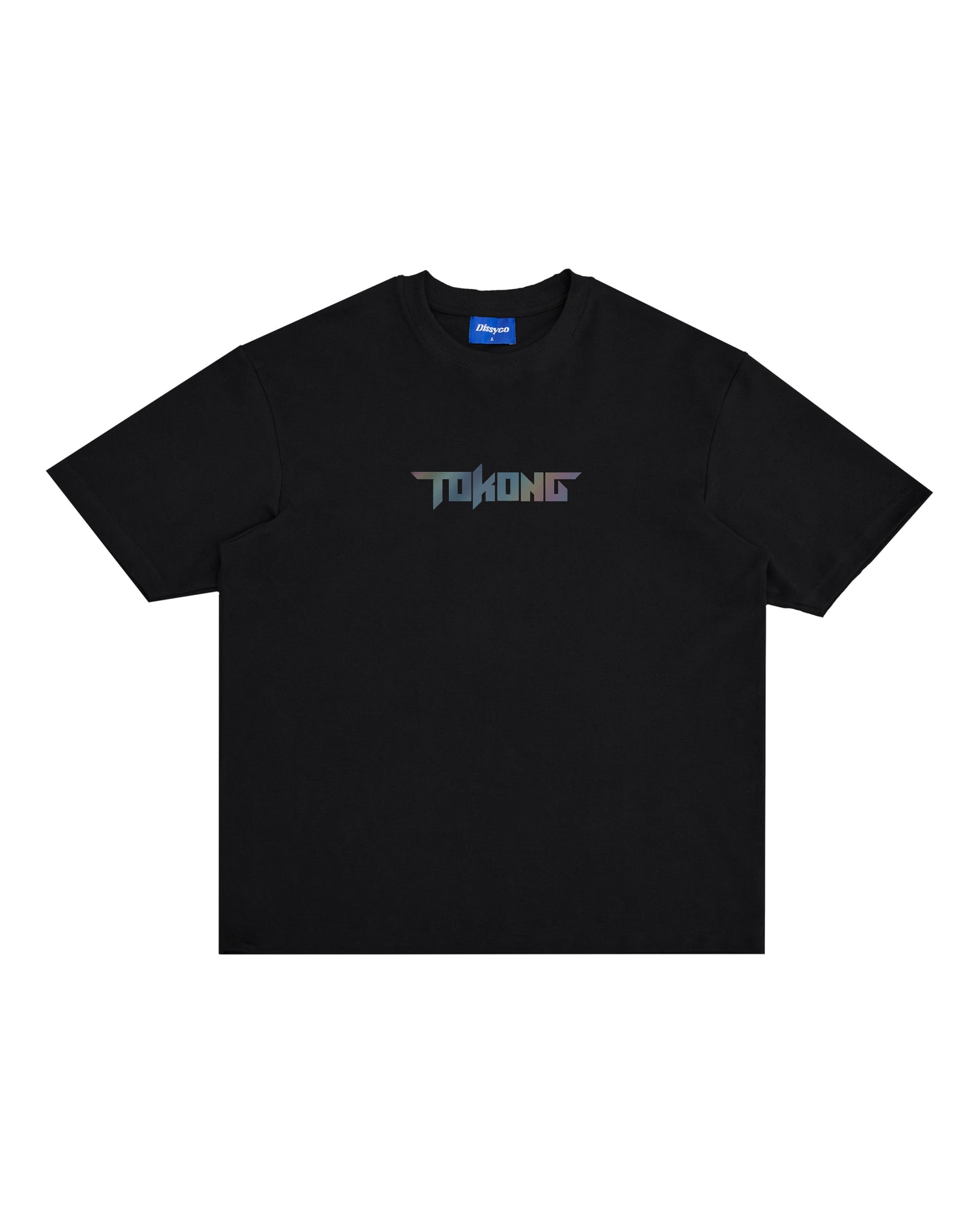 TOKONG RAINBOW REFLECTIVE TEE (BLACK)