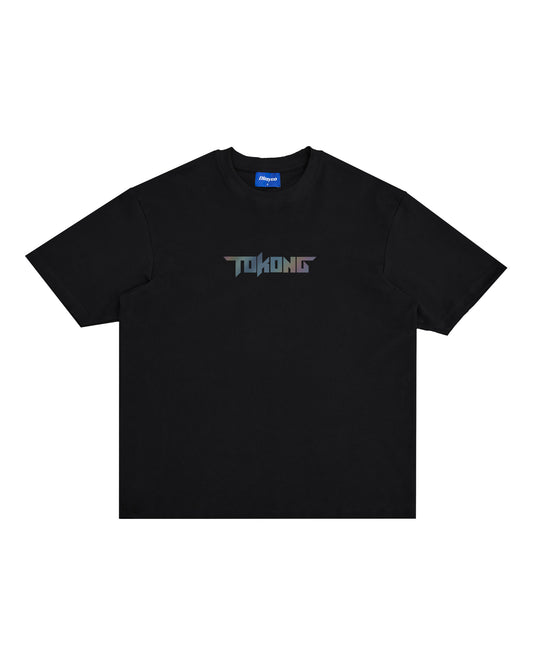 TOKONG RAINBOW REFLECTIVE TEE (BLACK)