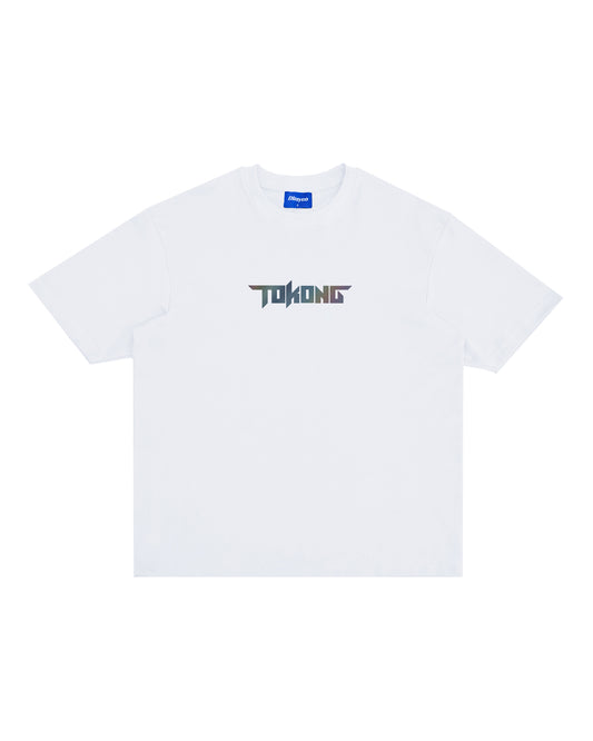 TOKONG RAINBOW REFLECTIVE TEE (WHITE)