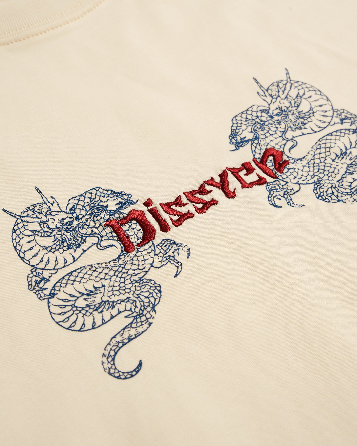 TWIN DRAGON TEE (CREAM WHITE)