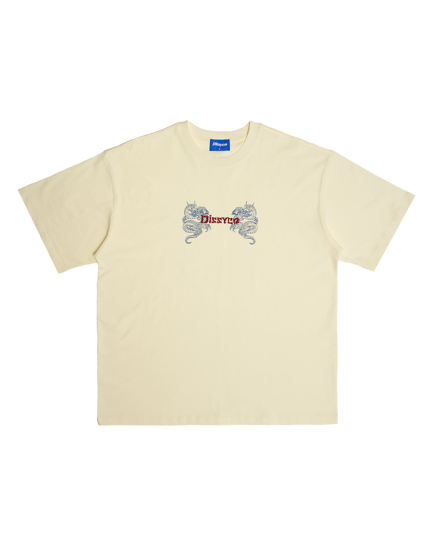 TWIN DRAGON TEE (CREAM WHITE)
