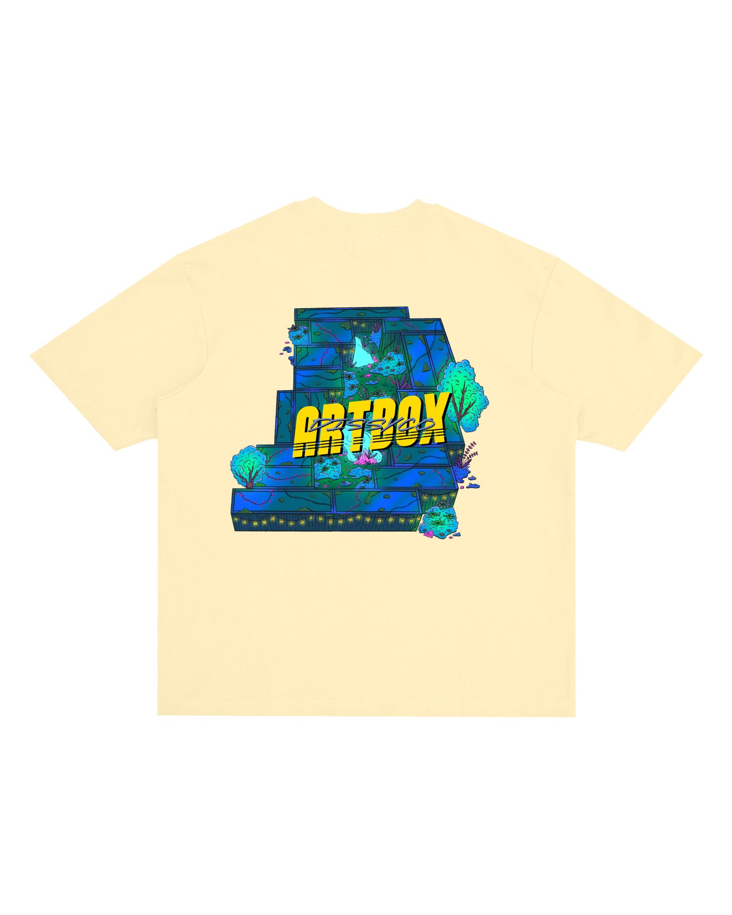 DISSYCO X ARTBOX D TEE (BLACK, WHITE, CREAM WHITE, LIGHT BLUE, BLUE, GREEN, PURPLE)