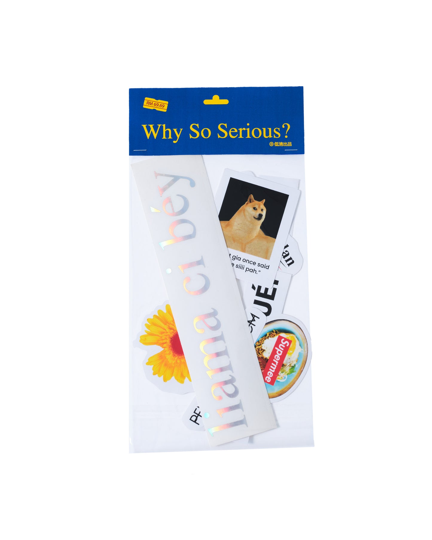 WHY SO SERIOUS STICKER PACK 2