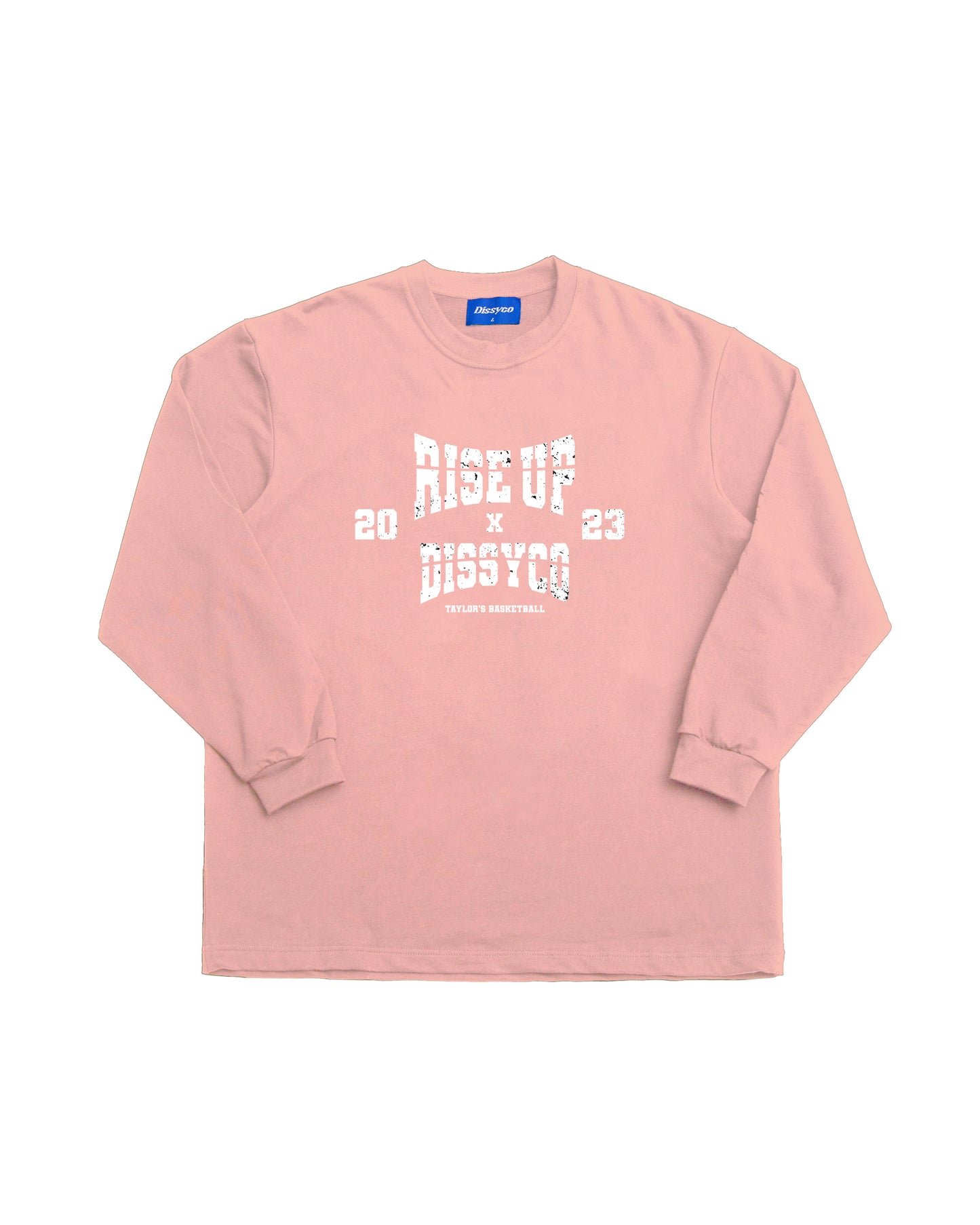 DISSYCO X RISE UP LOGO SWEATER (PINK)
