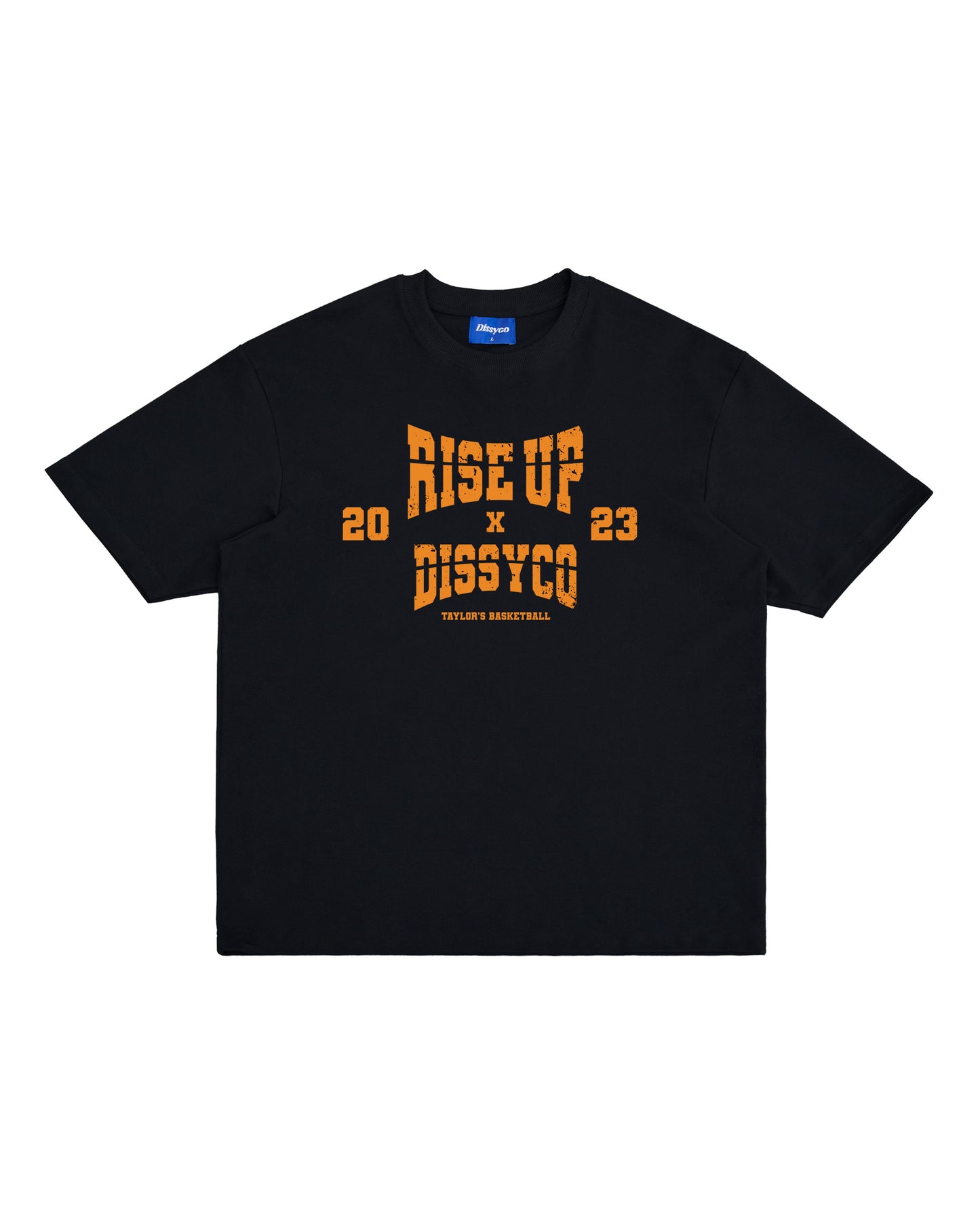 DISSYCO X RISE UP LOGO TEE (BLACK)