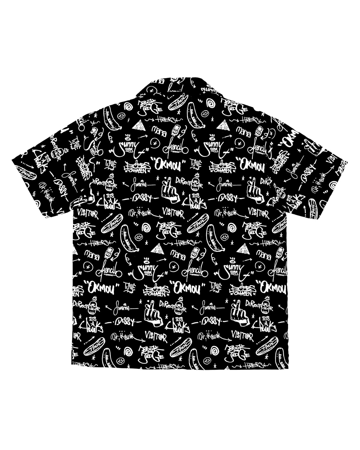 GRAFFITI TAG BOWLING SHIRT