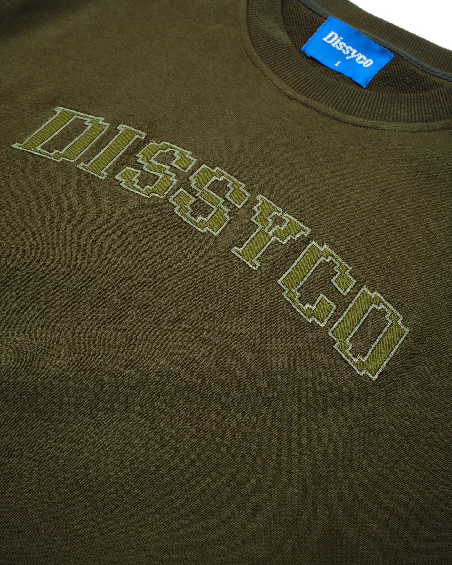 EMBROIDERY PATCH SWEATER (GREEN)