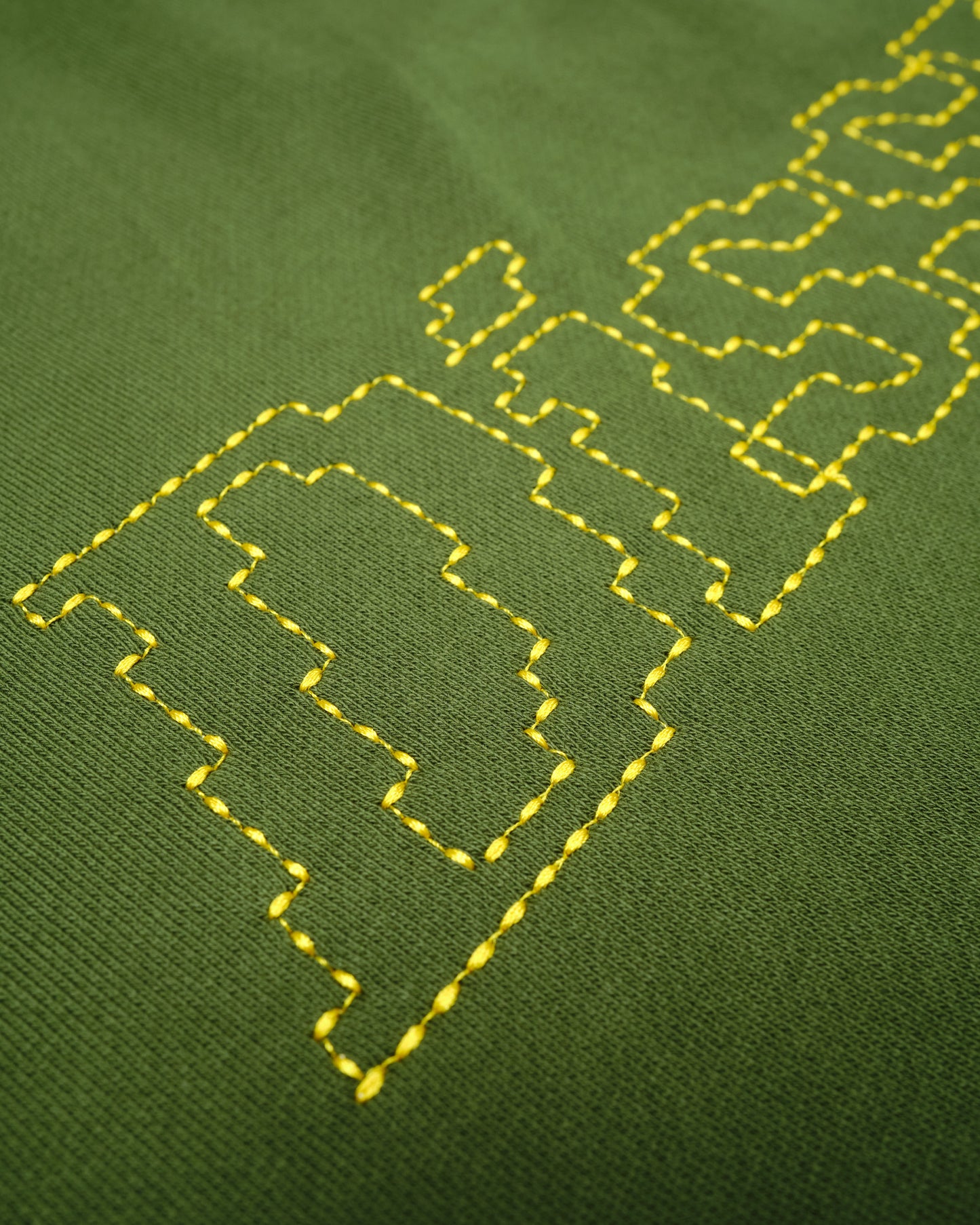 EMBROIDERY HOODIE (GREEN)