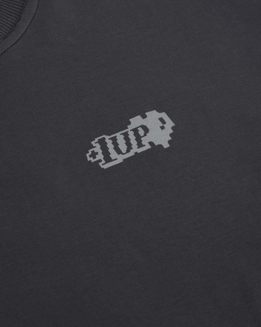 +1up 3m silkscreen tee (dark grey)