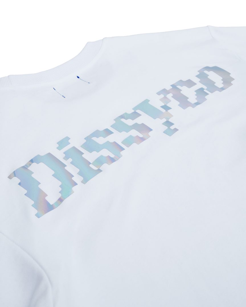 +1up hologram tee (white)