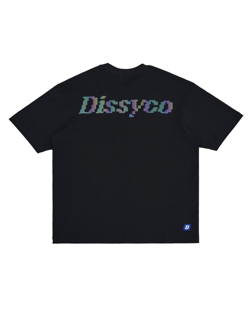 +1up rainbow reflective tee (black)