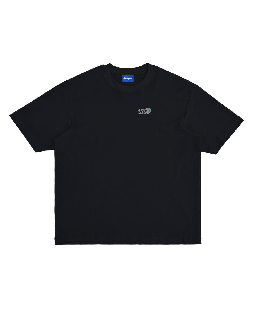 +1up rainbow reflective tee (black)