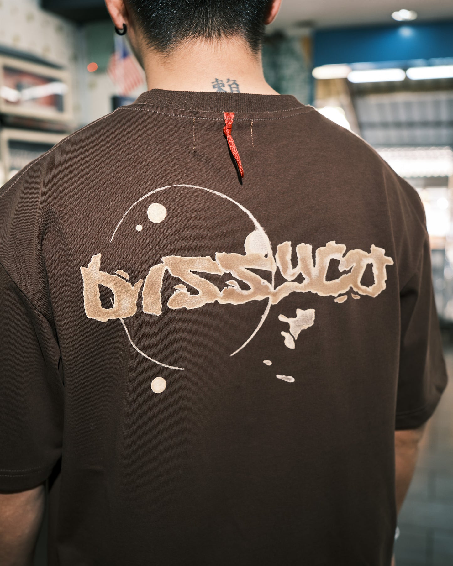 KOPI STAIN TEE (BROWN)