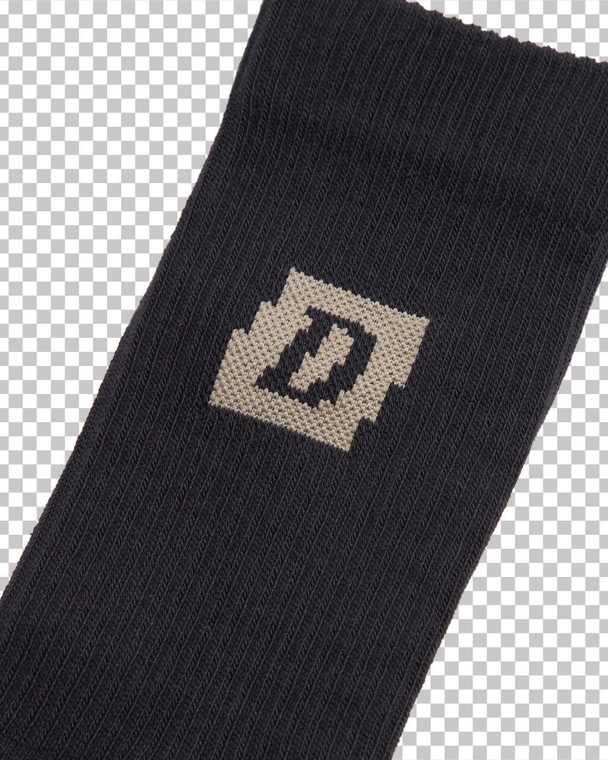 dissyco crew socks dark grey 03
