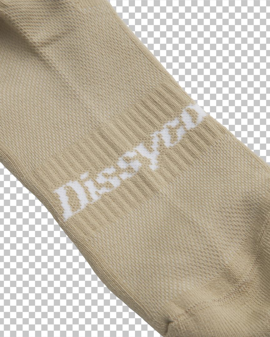 dissyco crew socks khaki 04