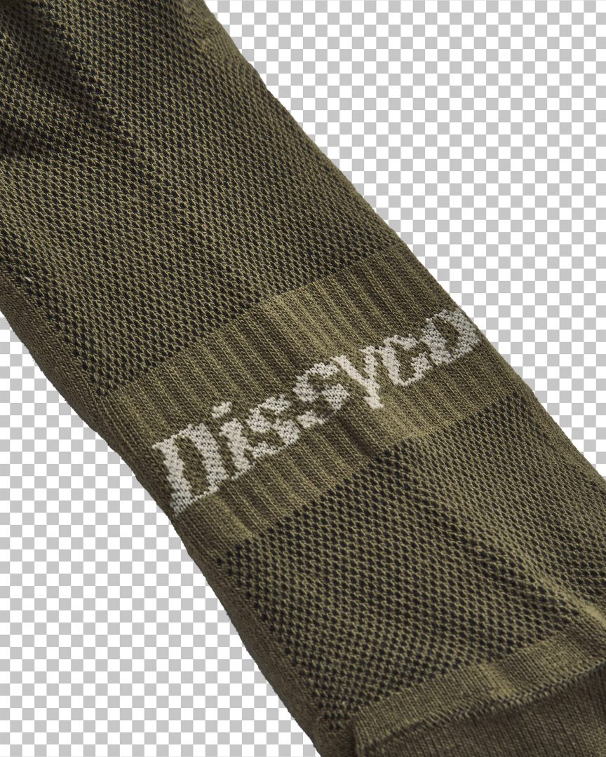 dissyco crew socks army green 06