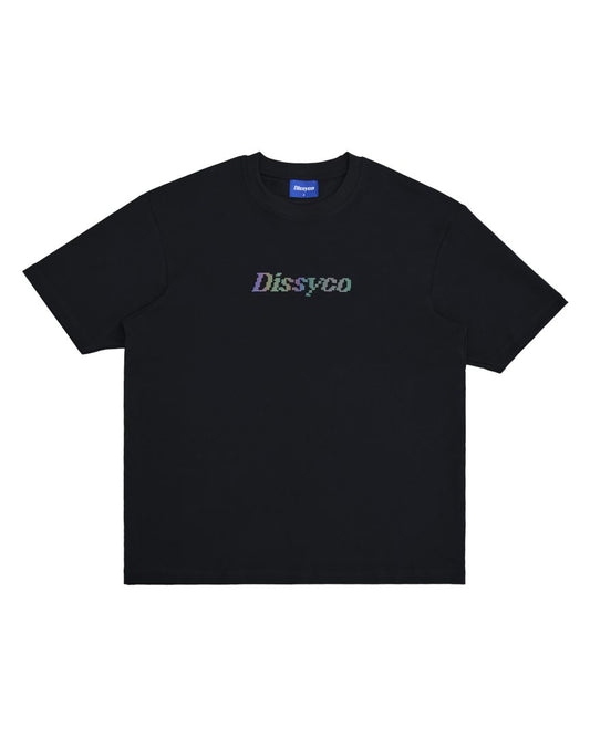 dissyco rainbow reflective tee (black)