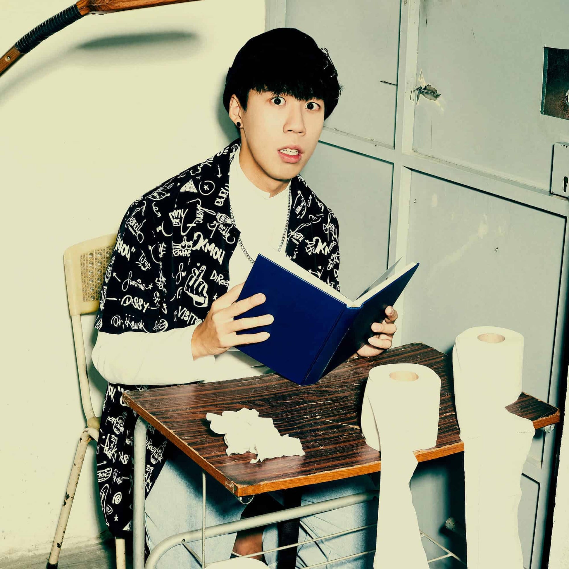 Dissy Graffiti Tag Bowling Shirt 007