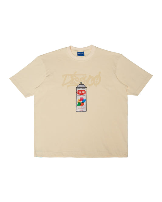 SPRAY CAN TEE (CREAM WHITE)