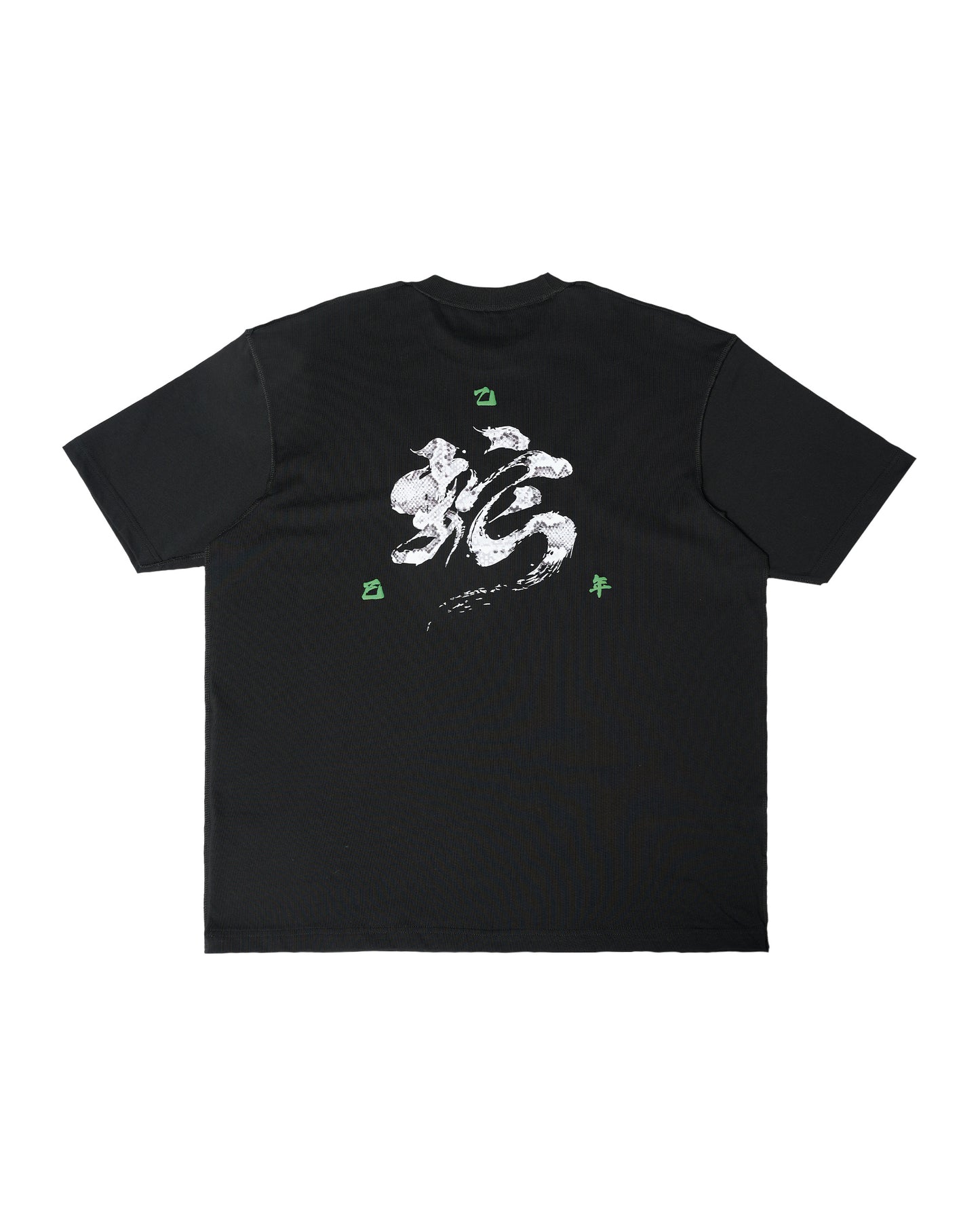 SNAKESKIN LOGO TEE (BLACK)