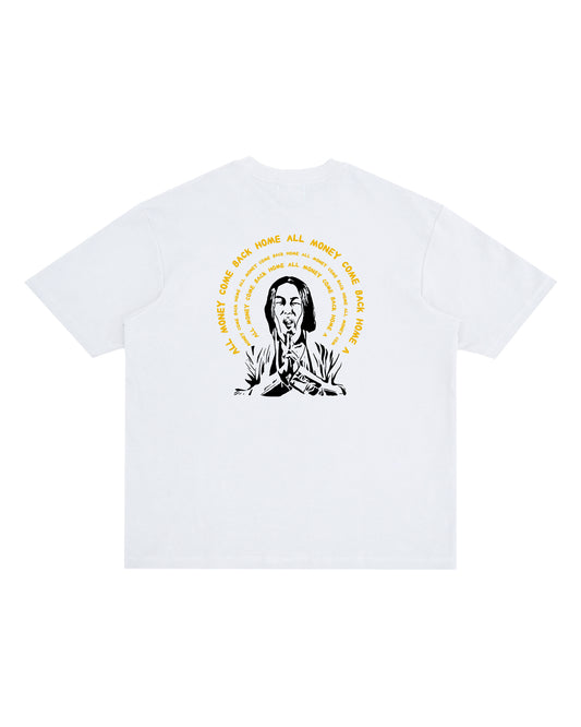 KUKUJIAO MONEY HOME TEE (WHITE)