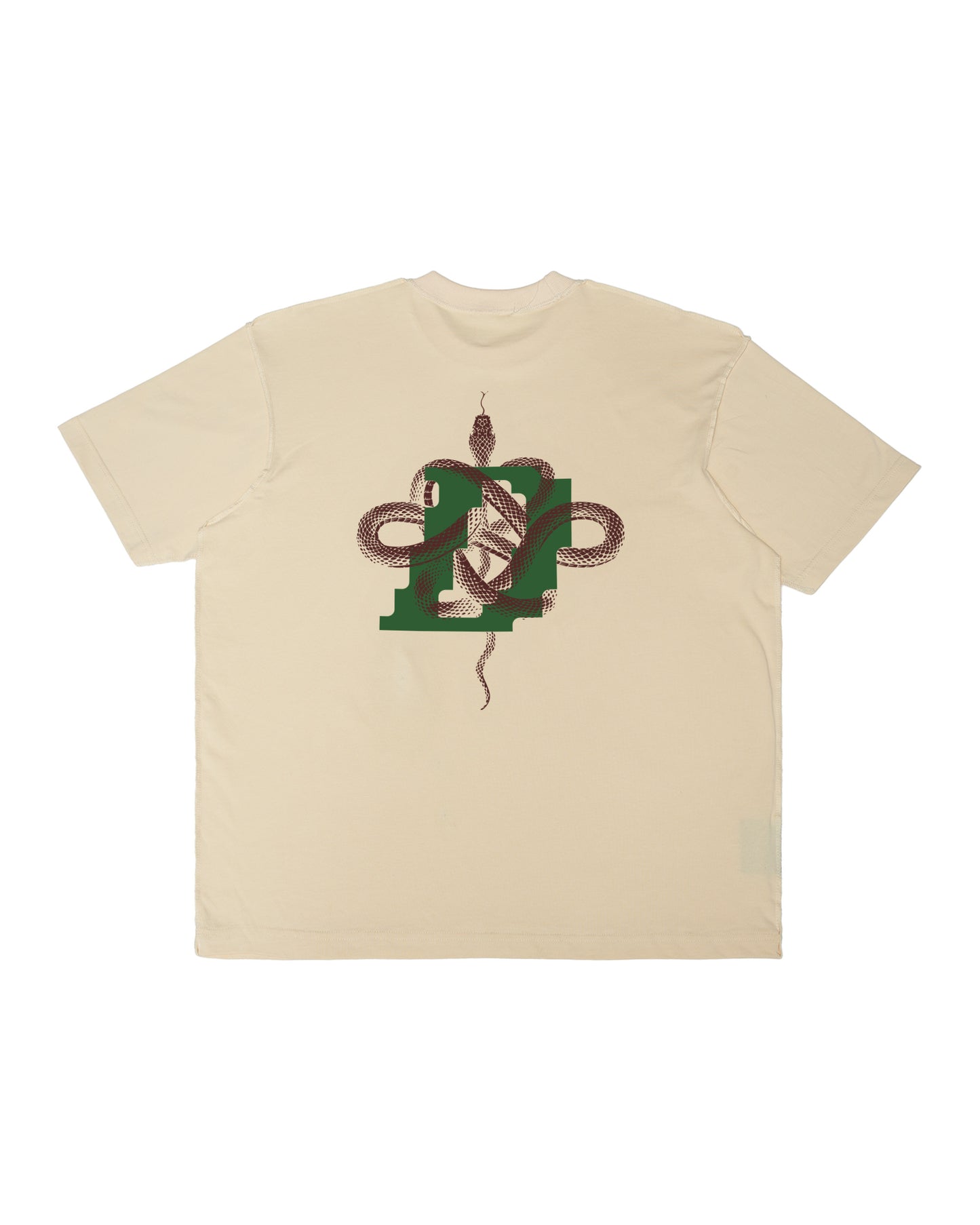 SNAKE SOUL TEE (CREAM WHITE)