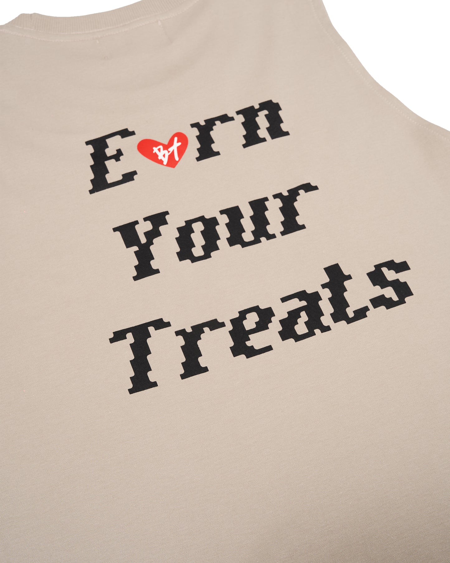 EARN YOUR TREAT SINGLET (GREY)