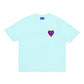 DISSYCO HEART TEE (BLACK, WHITE, CREAM WHITE, LIGHT BLUE, BLUE, GREEN, PURPLE)