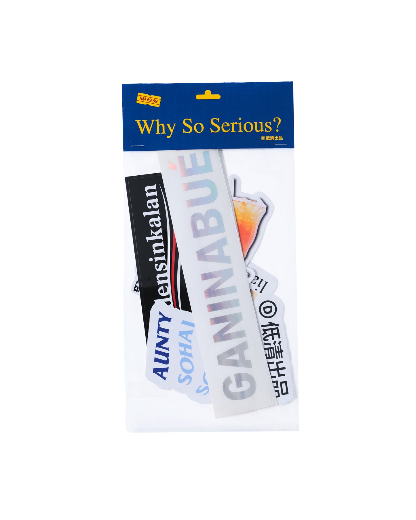 WHY SO SERIOUS STICKER PACK 1