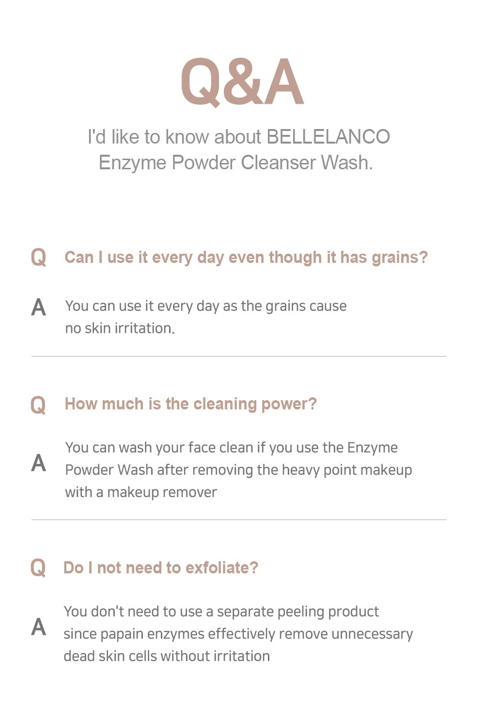 Belle Lanco Enzyme Enzyme Powder Cleanser Face Wash