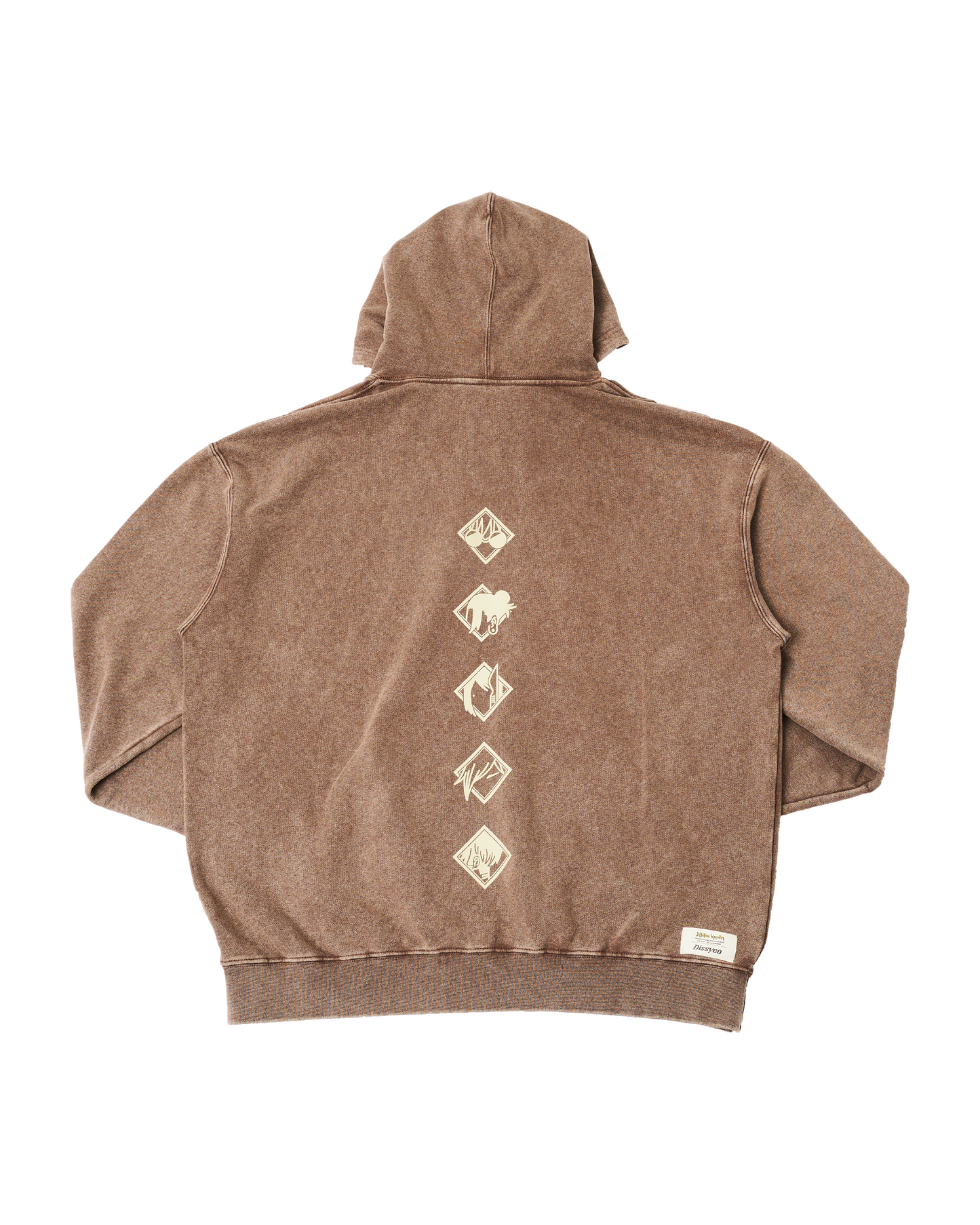 JJK EMBROIDERY HOODIE (BROWN)