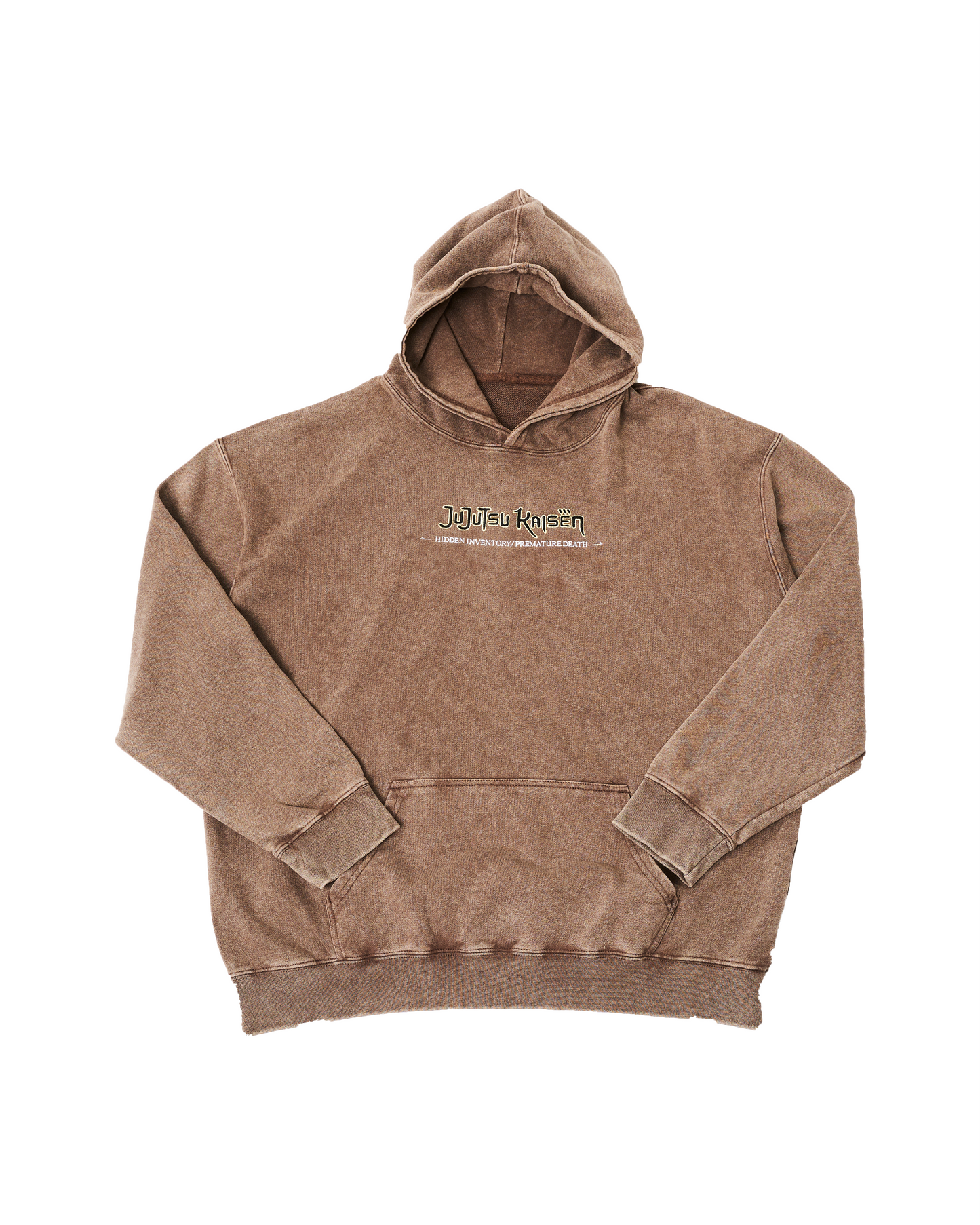 JJK EMBROIDERY HOODIE (BROWN)