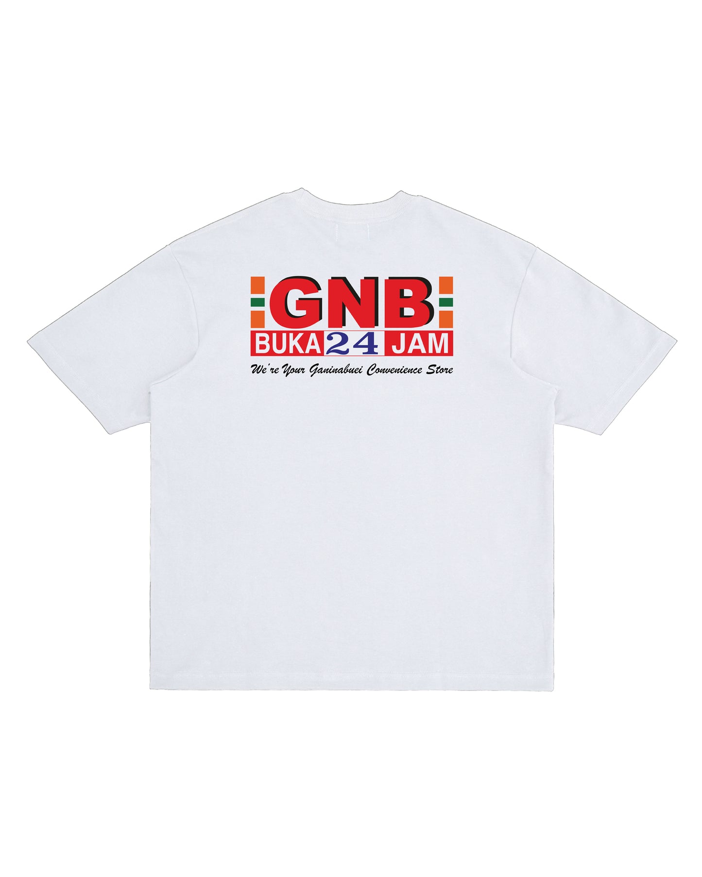 GNB MART TEE (WHITE)