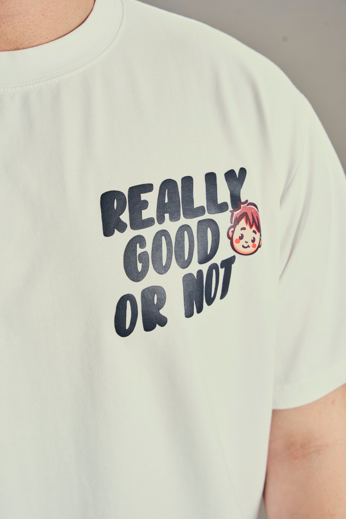 REALLY GOOD OR NOT TEE (WHITE)