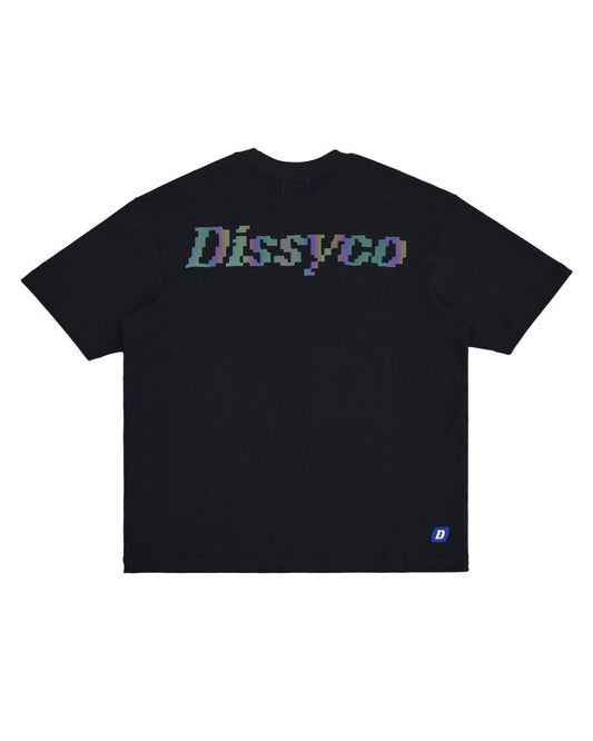 +1up rainbow reflective tee (black)