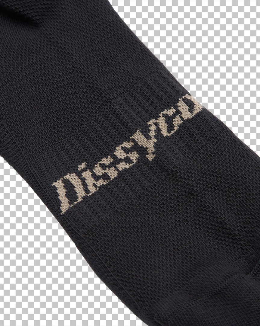 dissyco crew socks dark grey 04