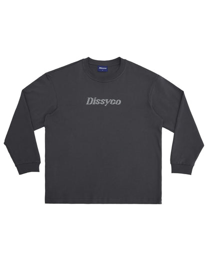 dissyco 3m silkscreen long sleeve (dark grey)