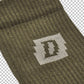 dissyco crew socks army green 05