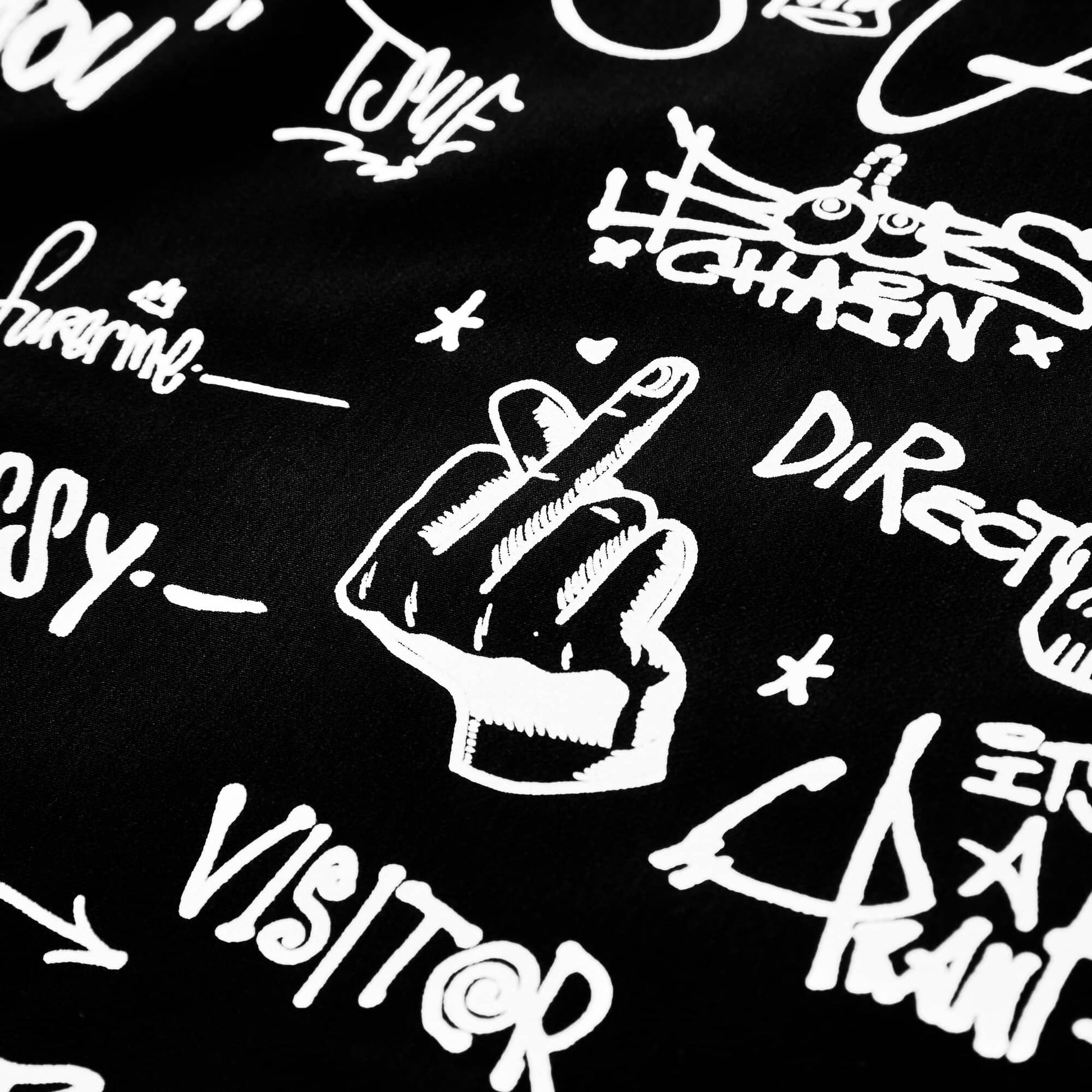 Dissy Graffiti Tag Bowling Shirt 003